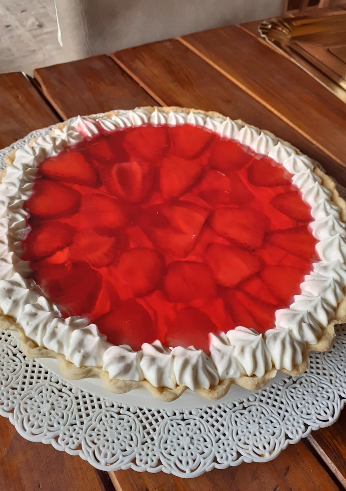 Una foto de 🍓Tarta de frutilla🍓