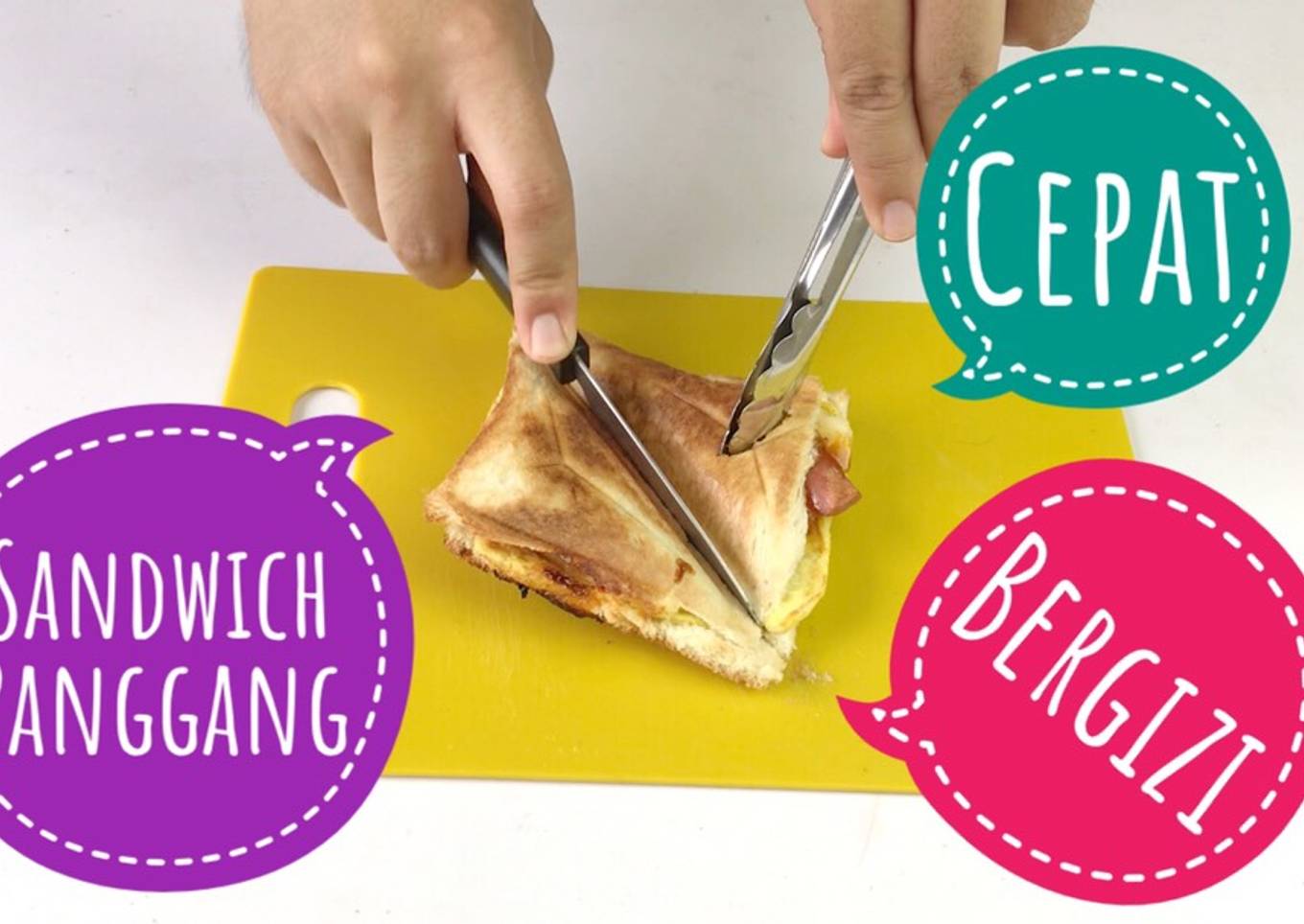 Sandwich panggang cepat bergizi