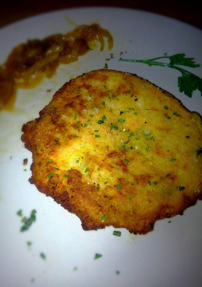 Una foto de Hamburguesa de arroz con verduras