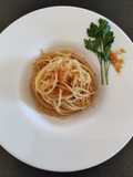 Spaghetti con bottarga
