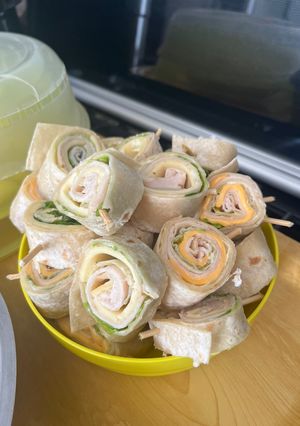 Une photo de Mini wrap roulés