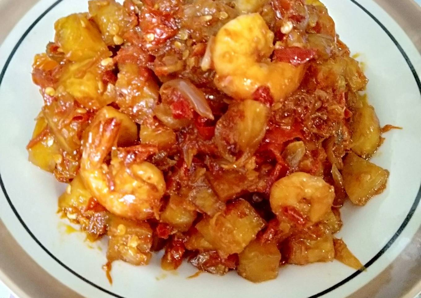 Sambel Goreng Kentang Udang