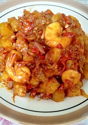 Foto resep Sambel Goreng Kentang Udang