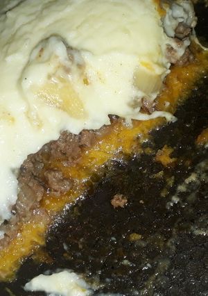 Una foto de Pastel de carne con mix de puré