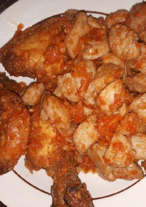 Foto resep Ayam+Bakso Balado