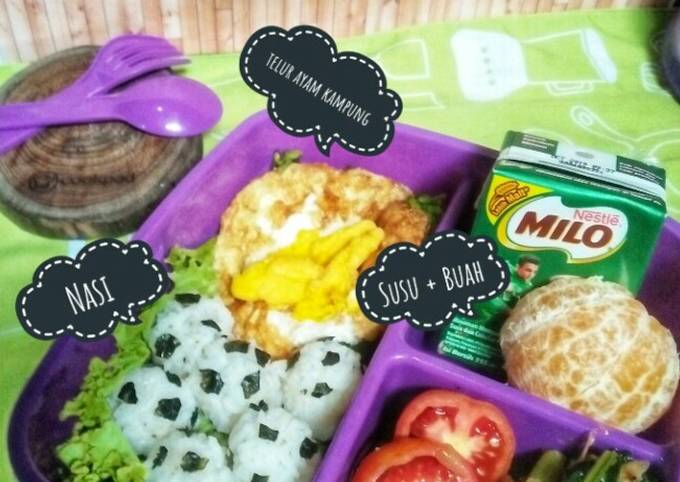 Resep Bekal  Anak  Sekolah 4  sehat  5  sempurna  oleh Nurul 
