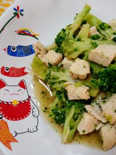 รูปของ ผัดบรอกโคลีอกไก่ชิ้น