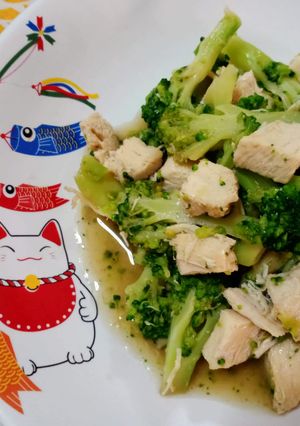 รูปของ ผัดบรอกโคลีอกไก่ชิ้น
