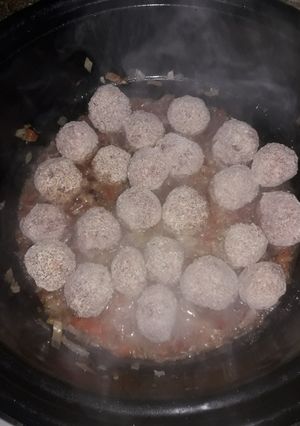 Una foto de Albóndigas con tuco