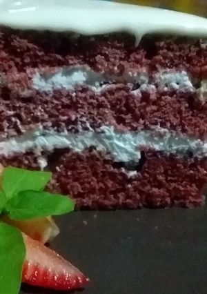 Una foto de Pastel red velvet