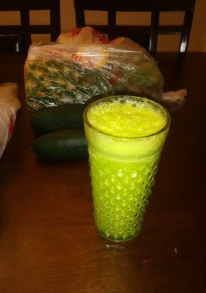 Una foto de Jugo verde