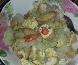 Resep Mudah Orak arik sawi putih dan tahu Paling Enak Resep Mudah Orak arik sawi putih dan tahu Paling Enak