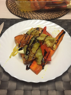 Una foto de Verduras asadas