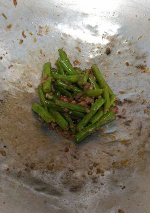 Foto resep Tumis buncis daging rebon terasi no msg