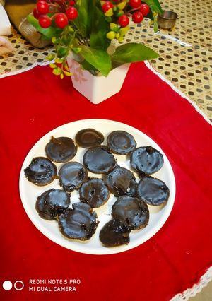A picture of Eggless Mini Chocolate Lava Cake.