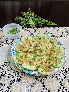 A picture of Cucumber salad.