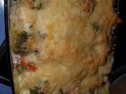 Una foto de coliflor y patatas al horno