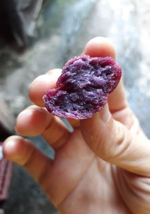 Hình của món Bánh khoai lang tím.