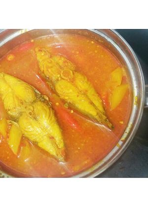 Foto resep Ikan Gangan Nanas Asam Pedas Manis Khas Belitung