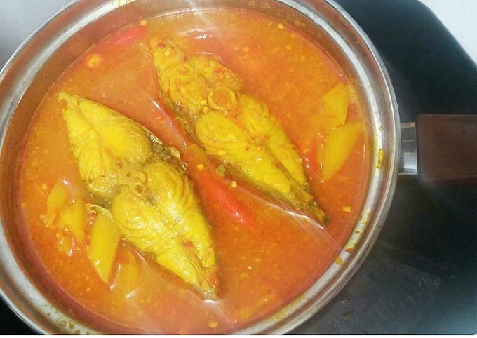 Resep Ikan Gangan Nanas Asam Pedas Manis Khas Belitung oleh Lucy Home  Cooking - Cookpad