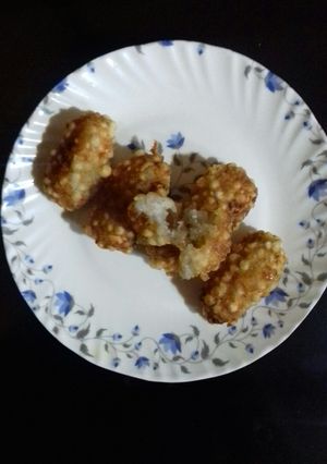 A picture of Sabudana cutlet.