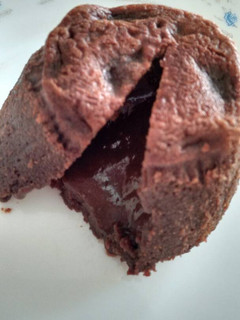 Una foto de Volcán de chocolate