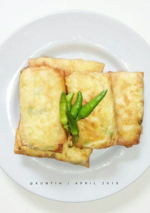 Foto resep Martabak Tahu Telur Dengan Kulit Lumpia