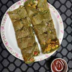 A picture of Green Gram Chilla.