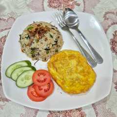 A picture of Nasi Goreng Rebon Cabe Rawit.