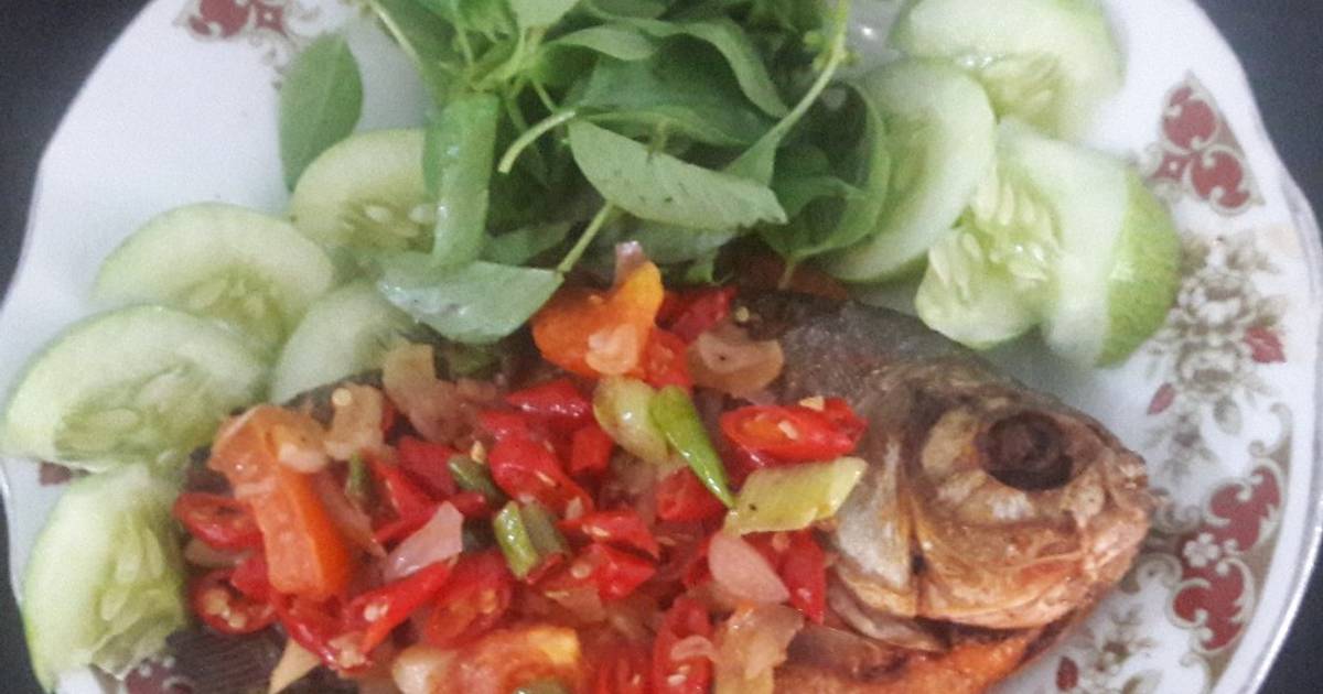 resep ikan bawal enak  sederhana cookpad Resepi Ikan Tongkol Panggang Oven Enak dan Mudah