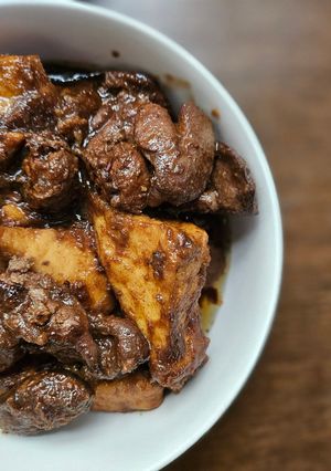 Foto resep Semur ati (hati) tahu kulit 🩷