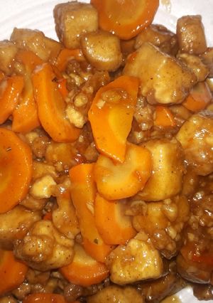 Foto resep Orange tofu