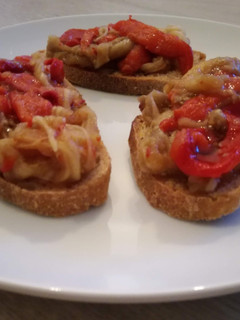 Una foto de Tostadas de escalivada