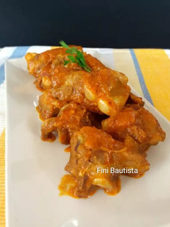 Una foto de Costillas de cerdo en salsa