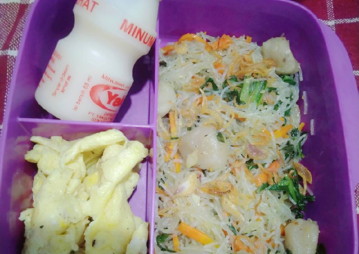 Soun Sayur Telur Orak Arik (bekal anak NON MSG)