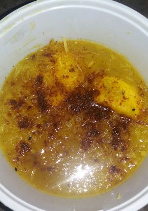 A picture of Raw mango chutney.