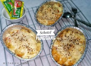 Foto resep Macaroni schotel panggang with Bechamel sous