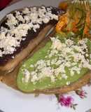 Quesadillas de flor de calabaza