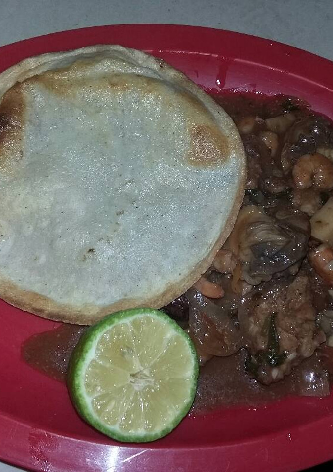 Una foto de Mariscada caliente