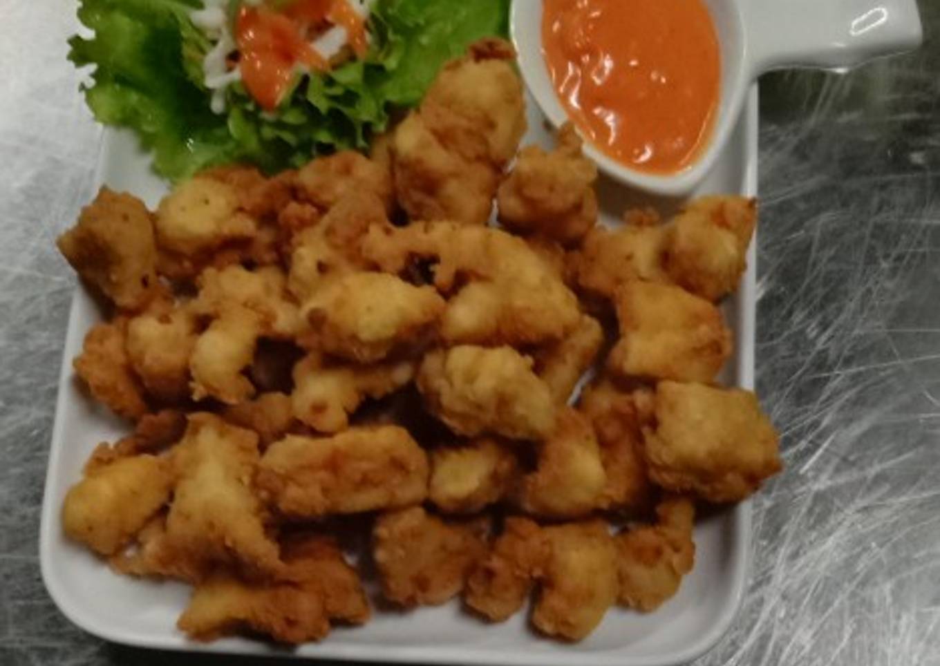 Chiken pop corn ala the point
