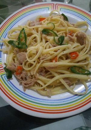 Foto resep Fettuccine/Spaghetti Tuna