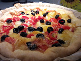 Torta salata patate e pomodorino ciliegino