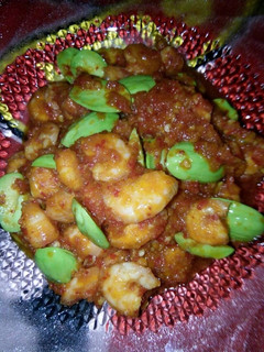 Foto resep Udang sambal pete