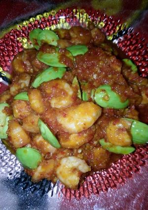 Foto resep Udang sambal pete