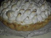 Una foto de lemon pie con maicena sin harina