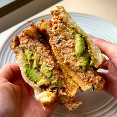 A picture of Sushi Bake Sandwich.