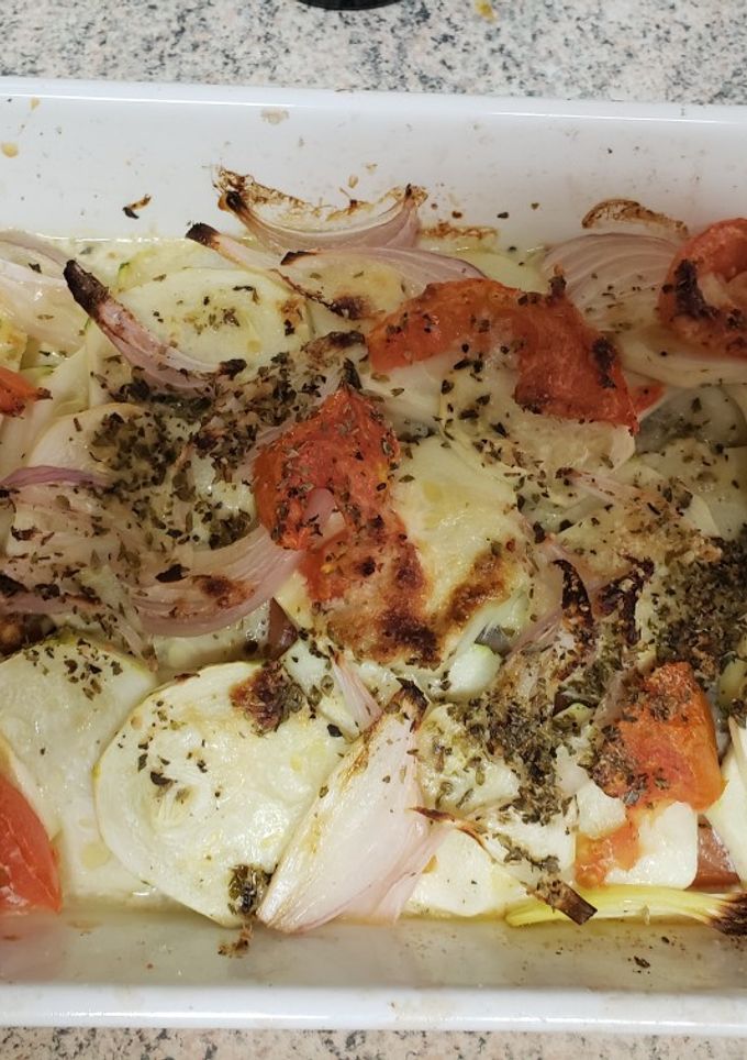 Una foto de Lasaña vegetariana zapallito italiano