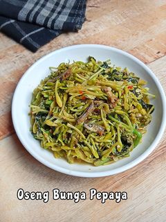 Foto resep Oseng Bunga Pepaya