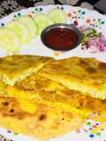 Egg stuffing paratha