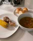 Sopa de pollo súper fácil de preparar!